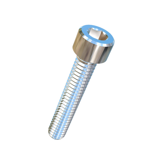 Titanium #8-32 X 0.95 UNC Socket Head Allied Titanium Machine Screw with rounded tip